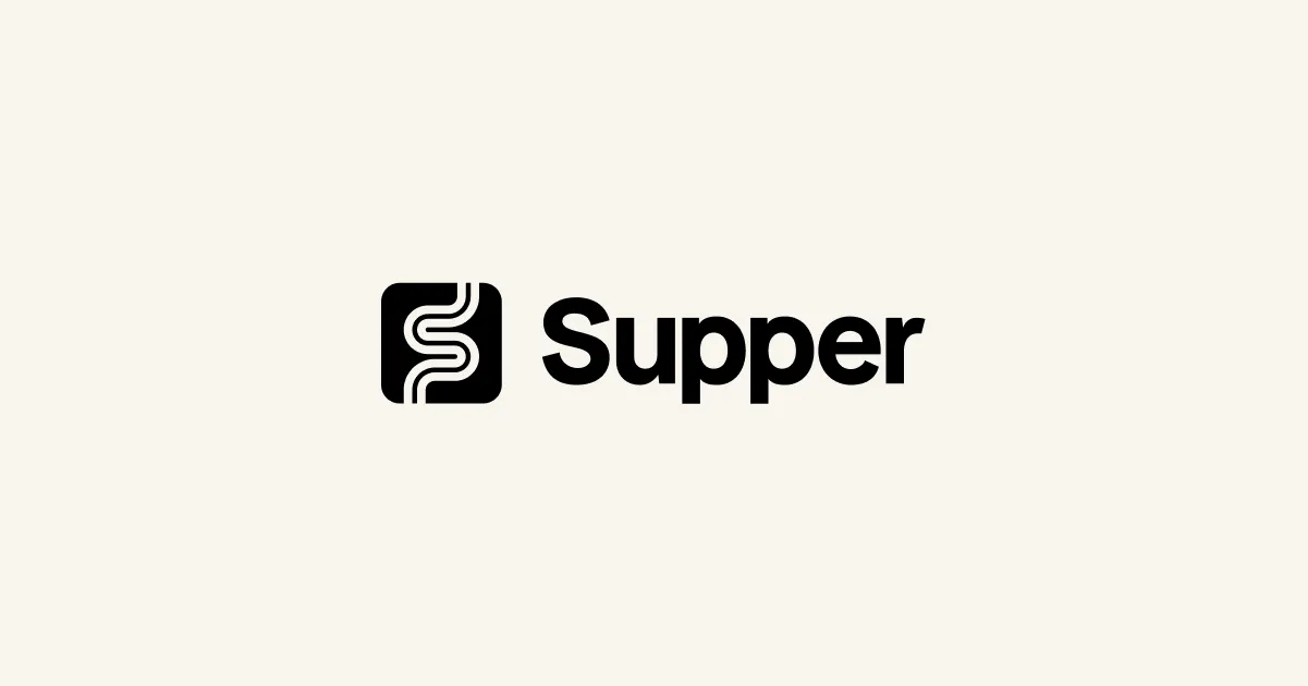 Supper brand asset featured on supper.co