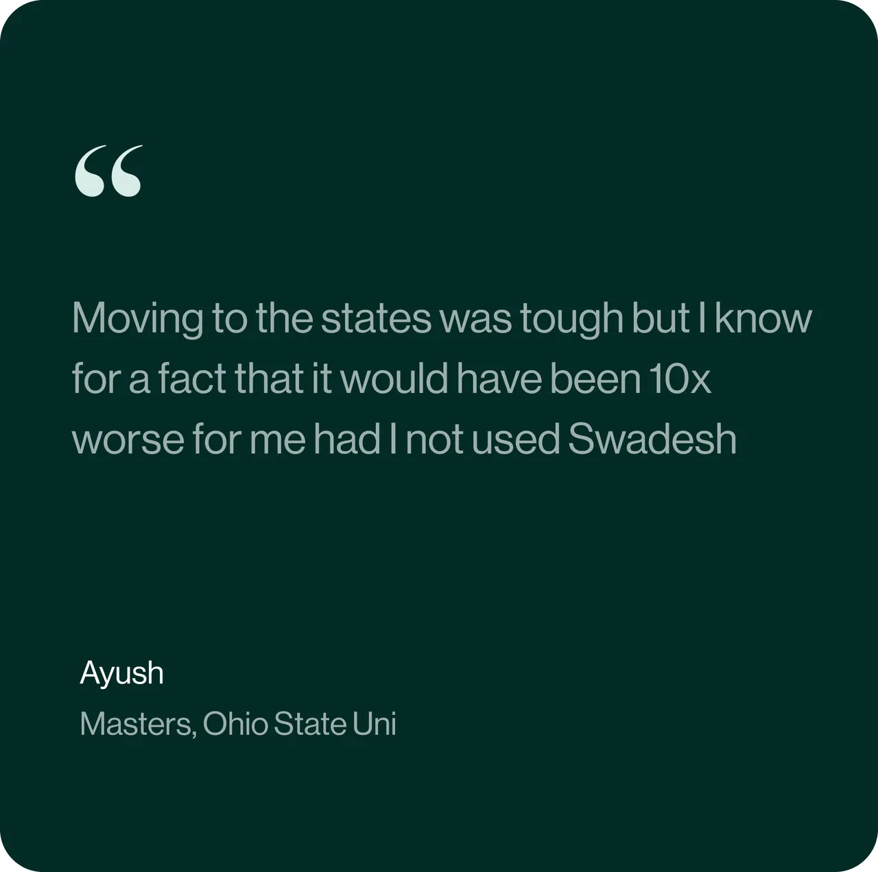 Swadesh brand asset featured on swadesh.co