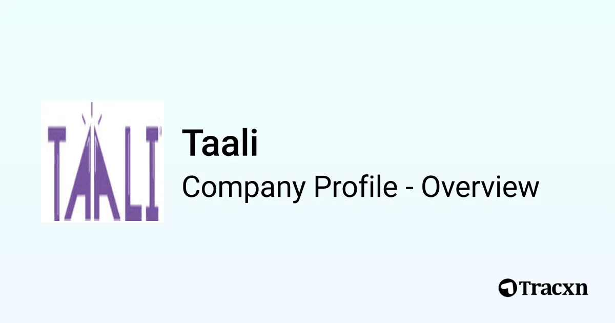 Taali Inc brand asset featured on tracxn.com