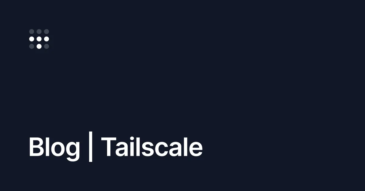 Tailscale brand asset featured on tailscale.com