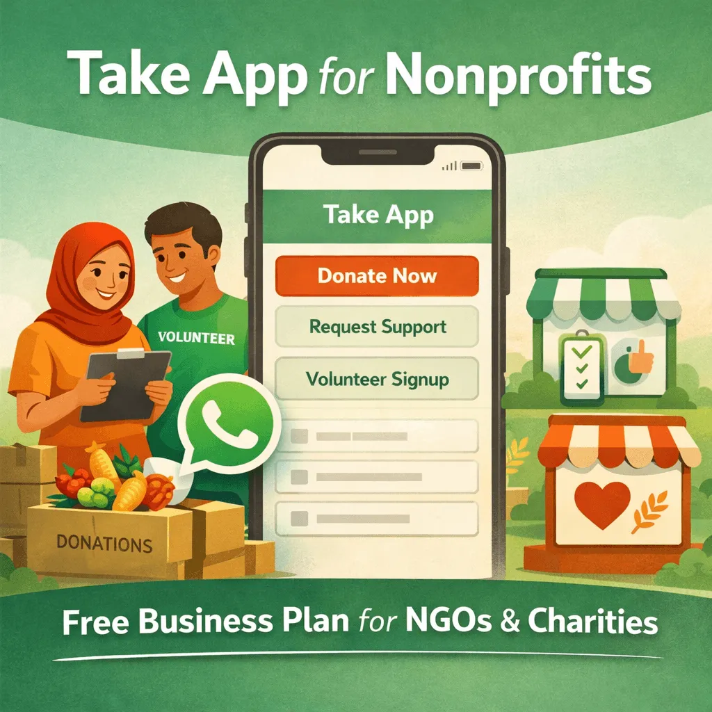 Take App brand asset featured on take.app