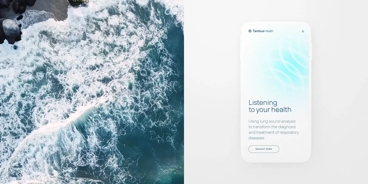 Tambua Health brand asset featured on behance.net