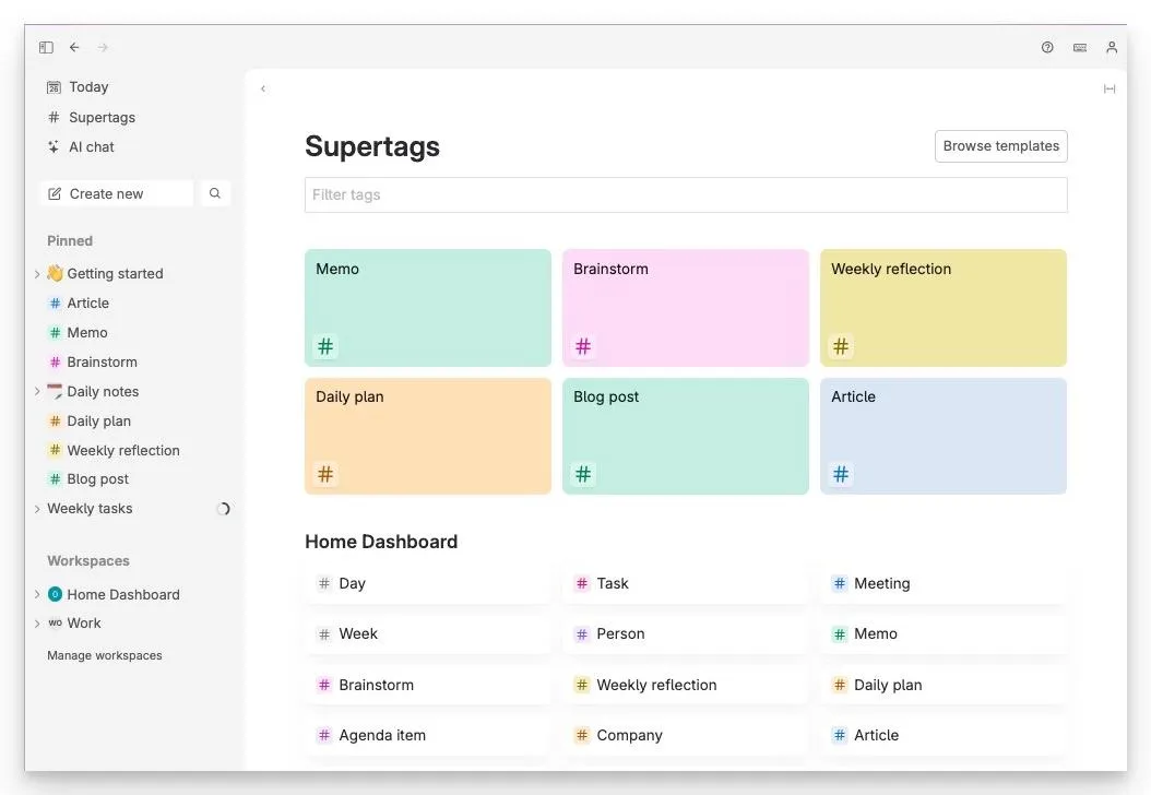 Tana brand asset featured on outliner.tana.inc