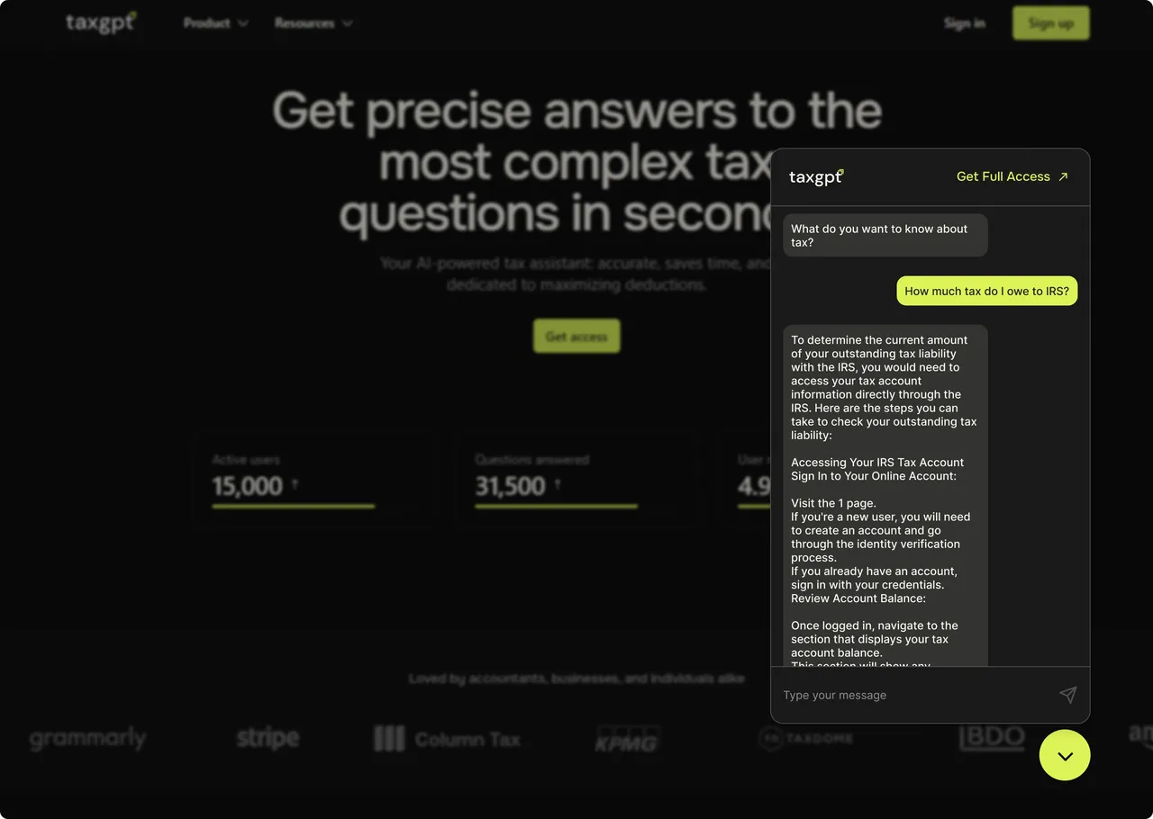 TaxGPT brand asset featured on taxgpt.com