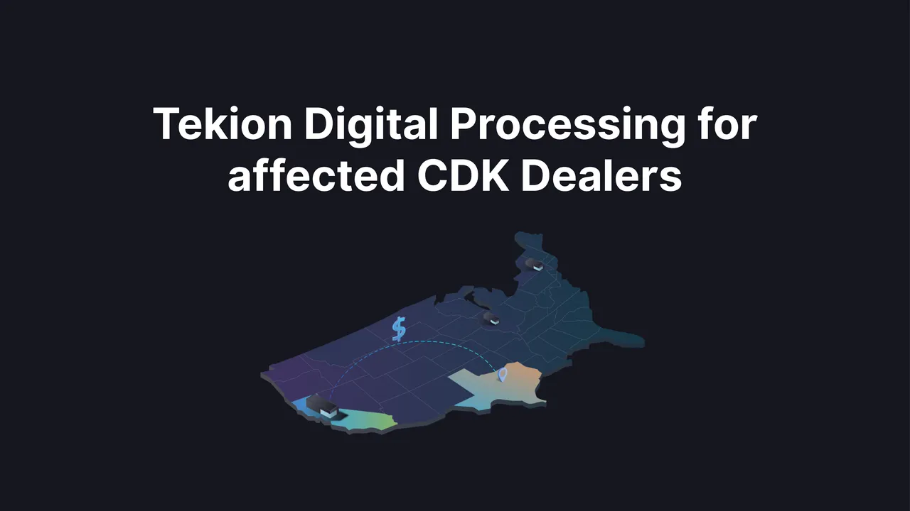 Tekion brand asset featured on go.tekion.com