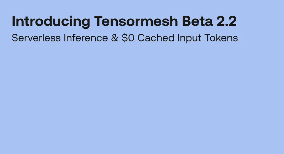 Tensormesh brand asset featured on tensormesh.ai