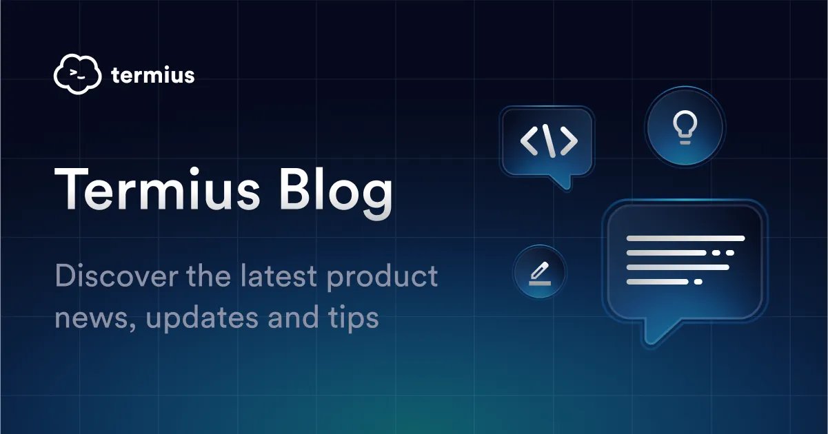 Termius brand asset featured on termius.com