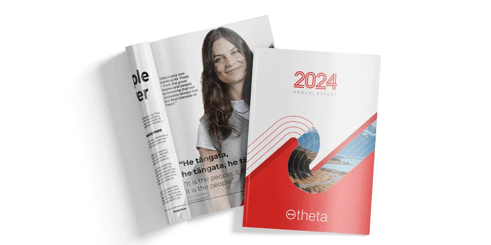 Theta brand asset featured on theta.co.nz