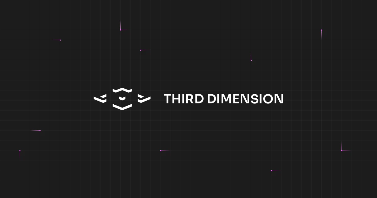 Third Dimension AI brand asset featured on thirddimension.ai