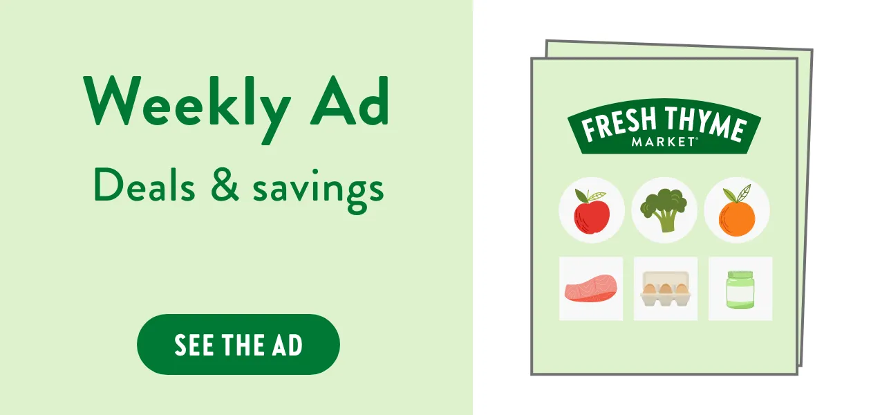 Thyme brand asset featured on ww2.freshthyme.com