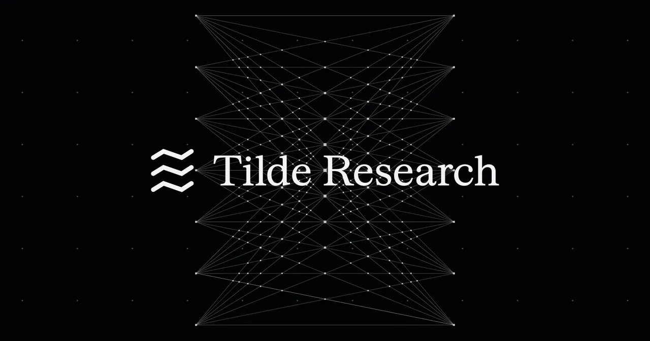 Tilde brand asset featured on tilderesearch.com