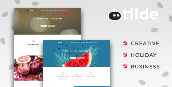 Tilde brand asset featured on themeforest.net