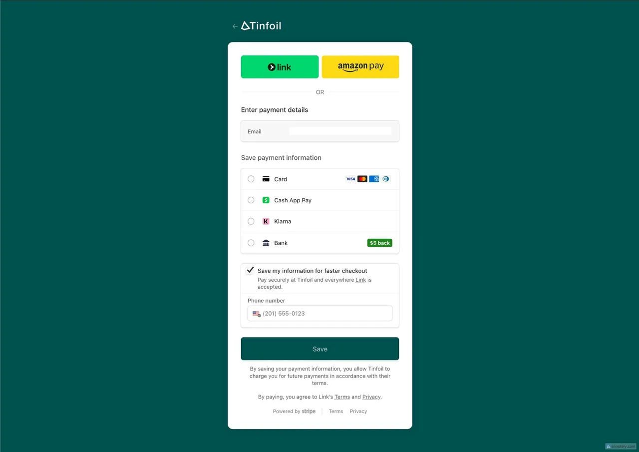 Tinfoil brand asset featured on docs.tinfoil.sh