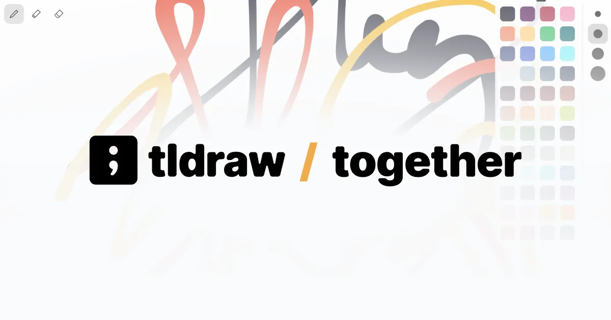 tldraw brand asset featured on together.tldraw.com