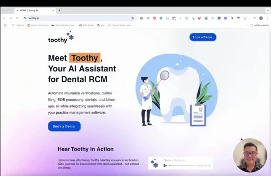 Toothy AI brand asset featured on linkedin.com