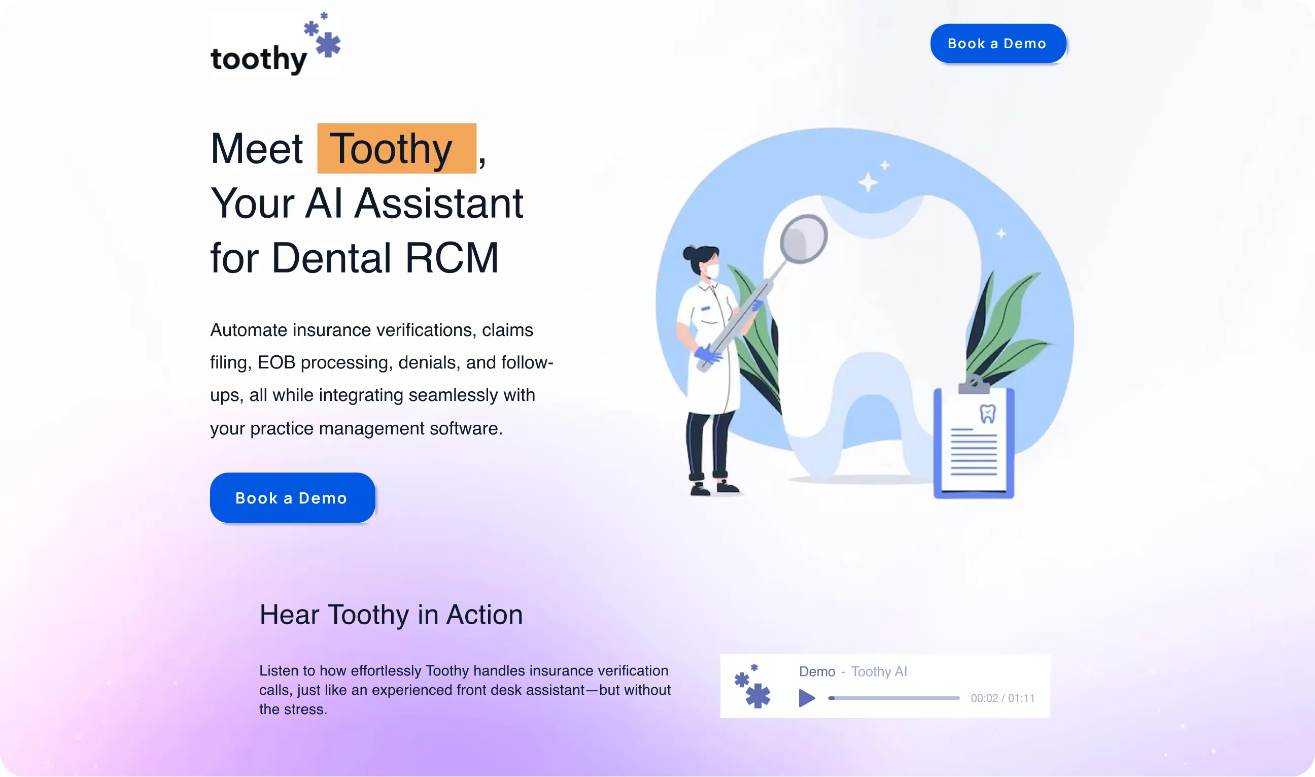 Toothy AI brand asset featured on awesomic.com