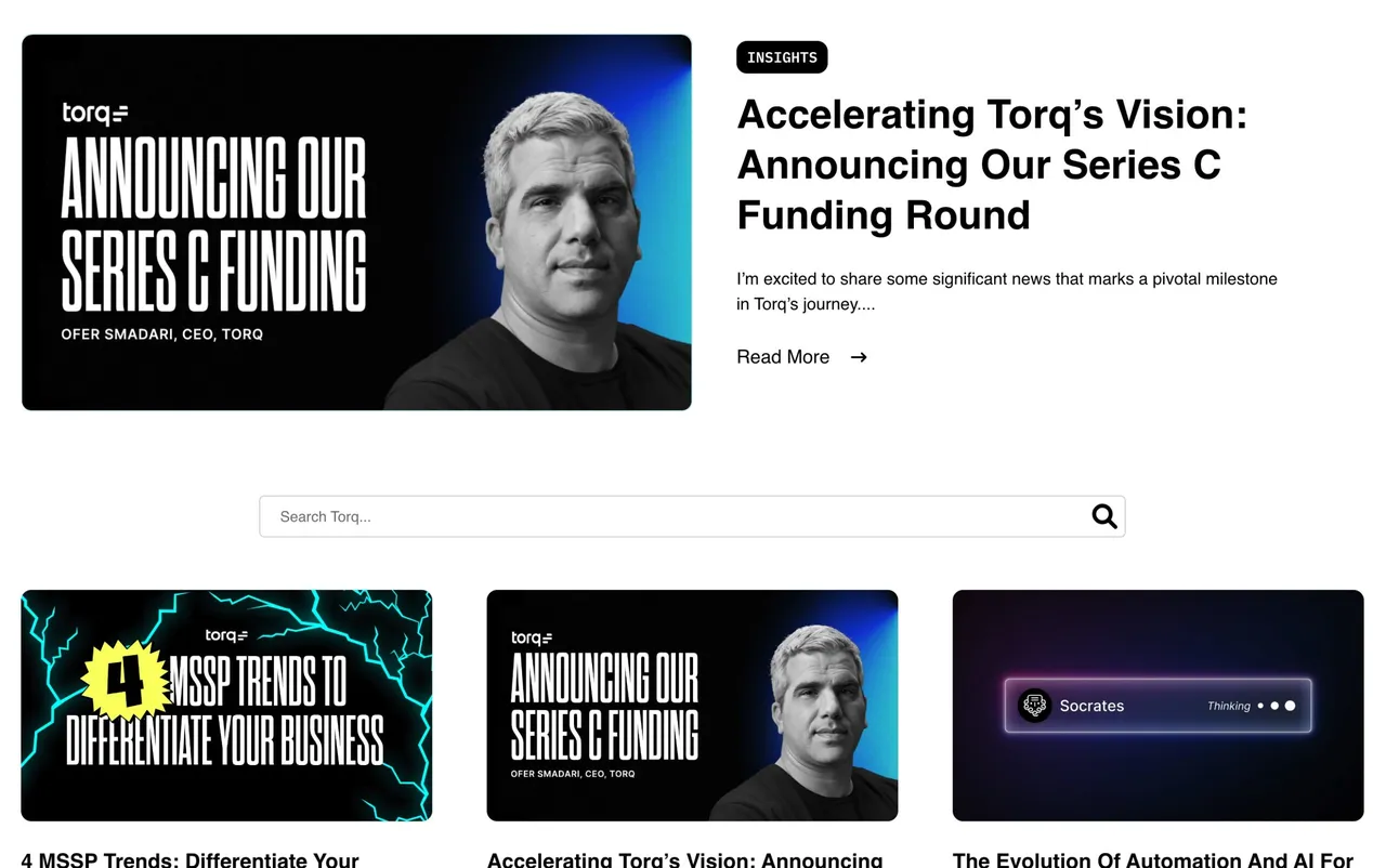 Torq brand asset featured on torq.io