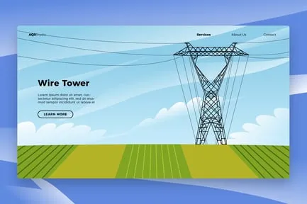 Tower brand asset featured on elements.envato.com