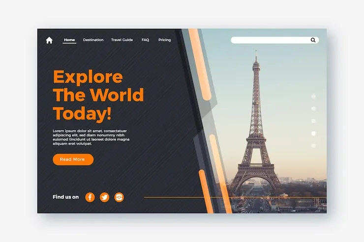 Tower brand asset featured on freepik.com