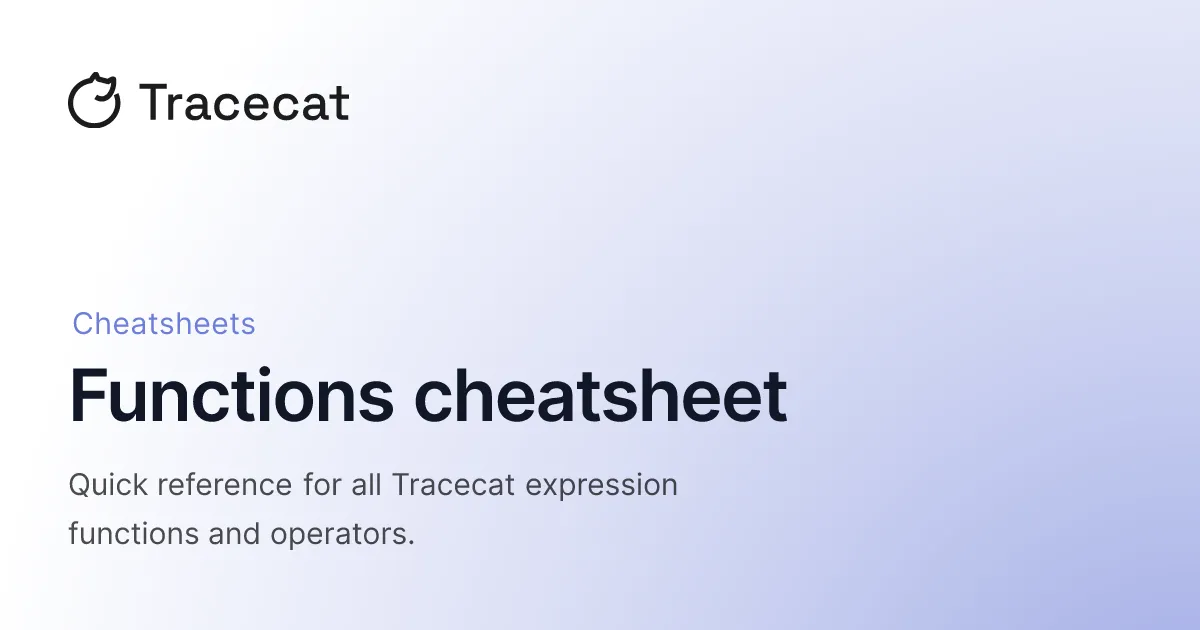 Tracecat brand asset featured on docs.tracecat.com