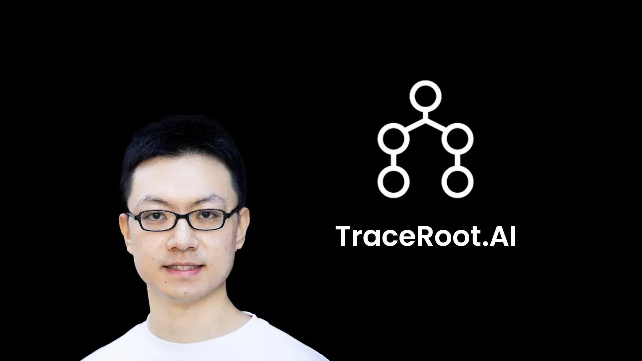 TraceRoot.AI brand asset featured on youtube.com