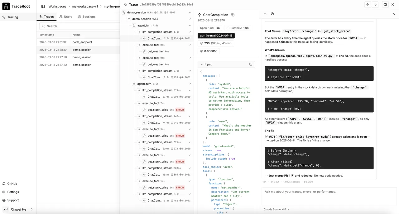 TraceRoot.AI brand asset featured on traceroot.ai