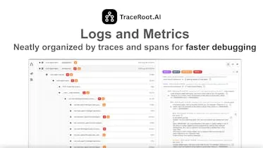 TraceRoot.AI brand asset featured on producthunt.com
