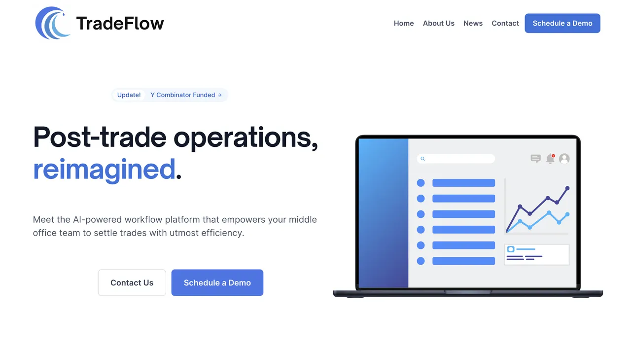 TradeFlow brand asset featured on tradeflowai.com