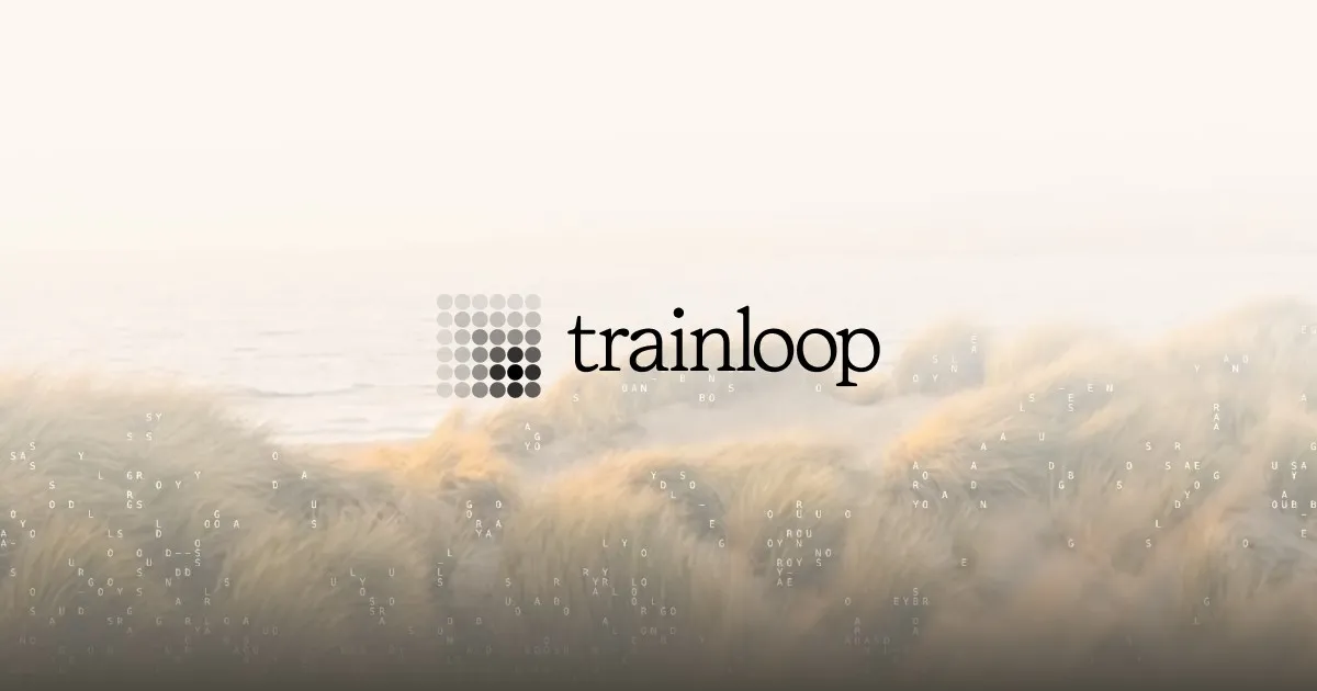 TrainLoop brand asset featured on trainloop.ai