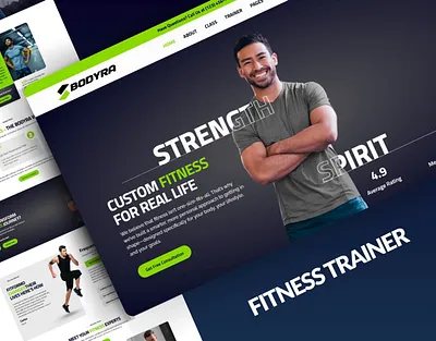 Trainzen brand asset featured on dribbble.com