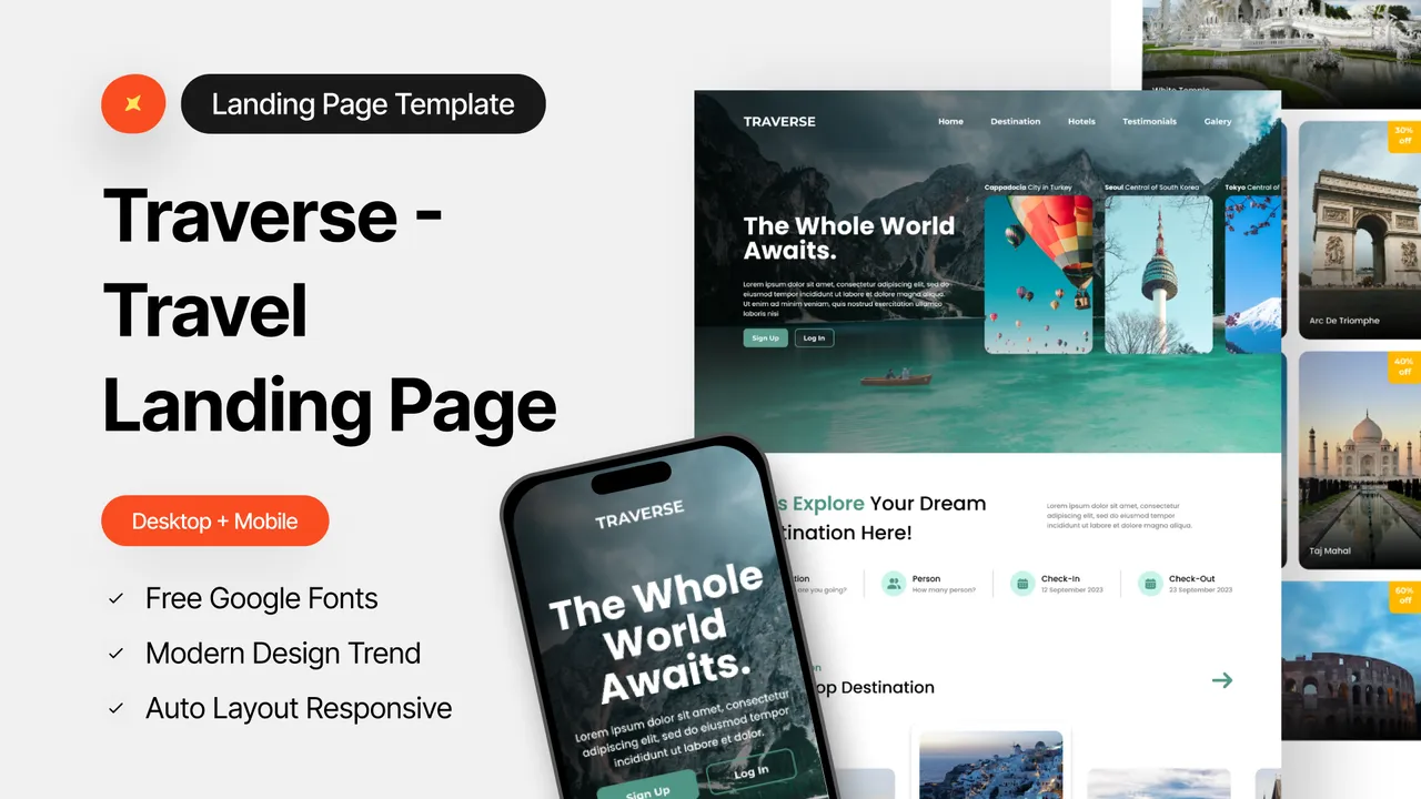 Traverse brand asset featured on figma.com