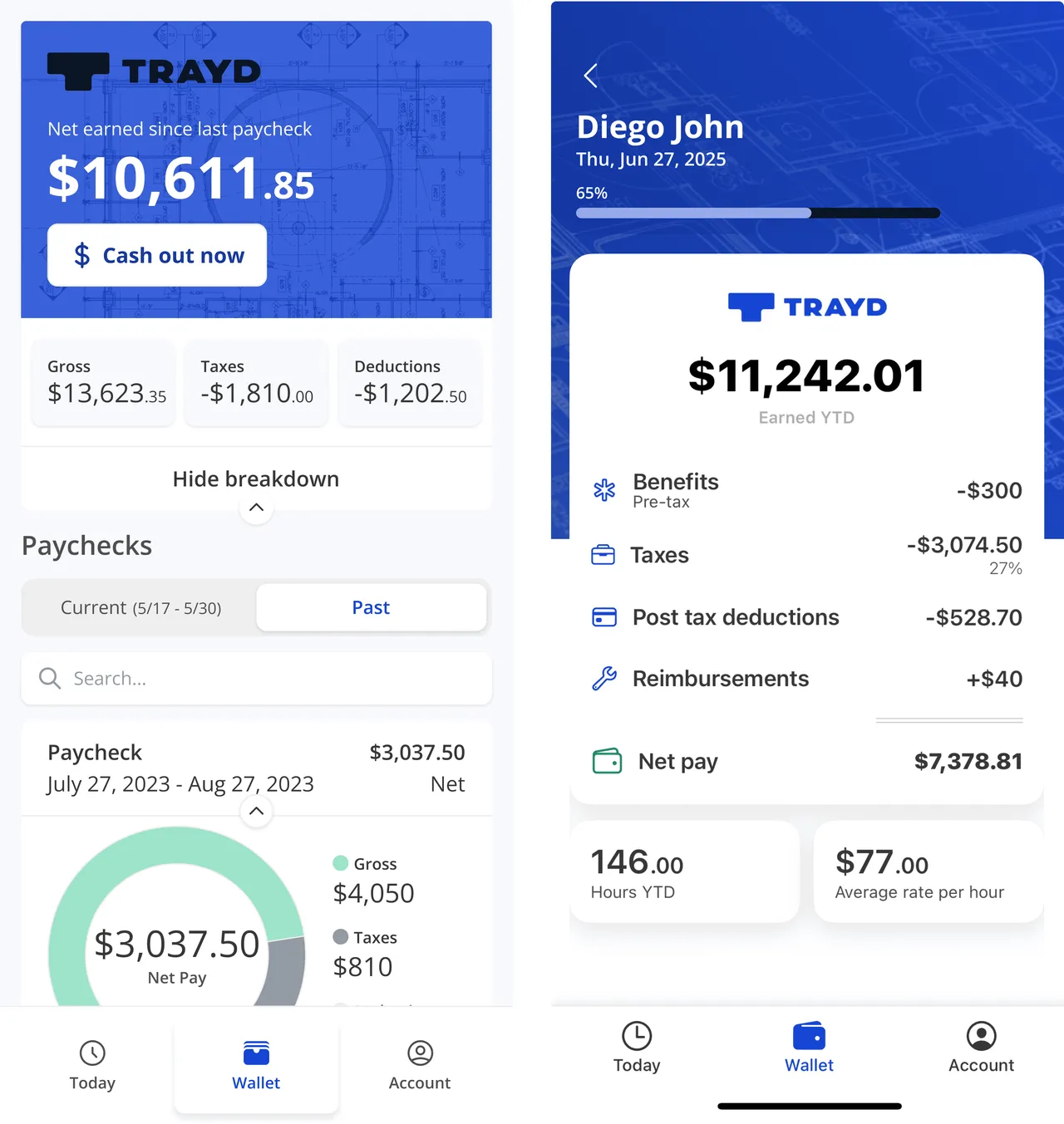 Trayd brand asset featured on buildtrayd.com