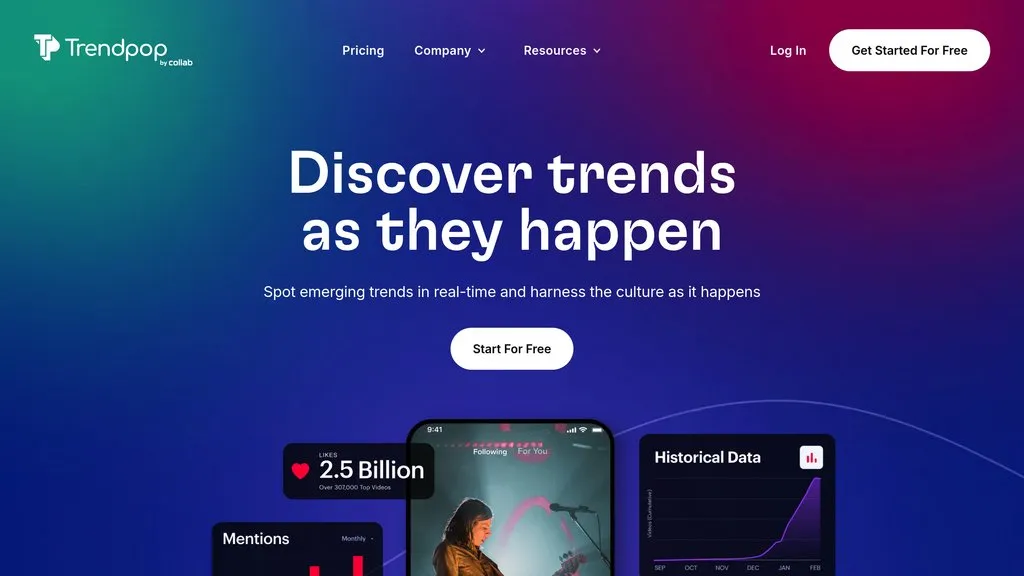 Trendpop brand asset featured on moge.ai