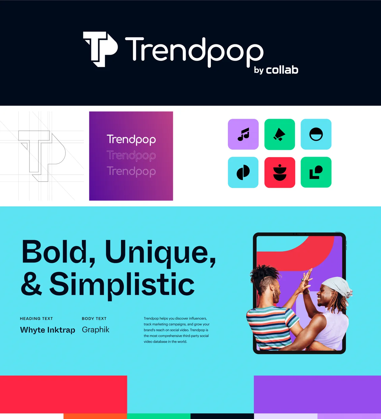 Trendpop brand asset featured on 500designs.com