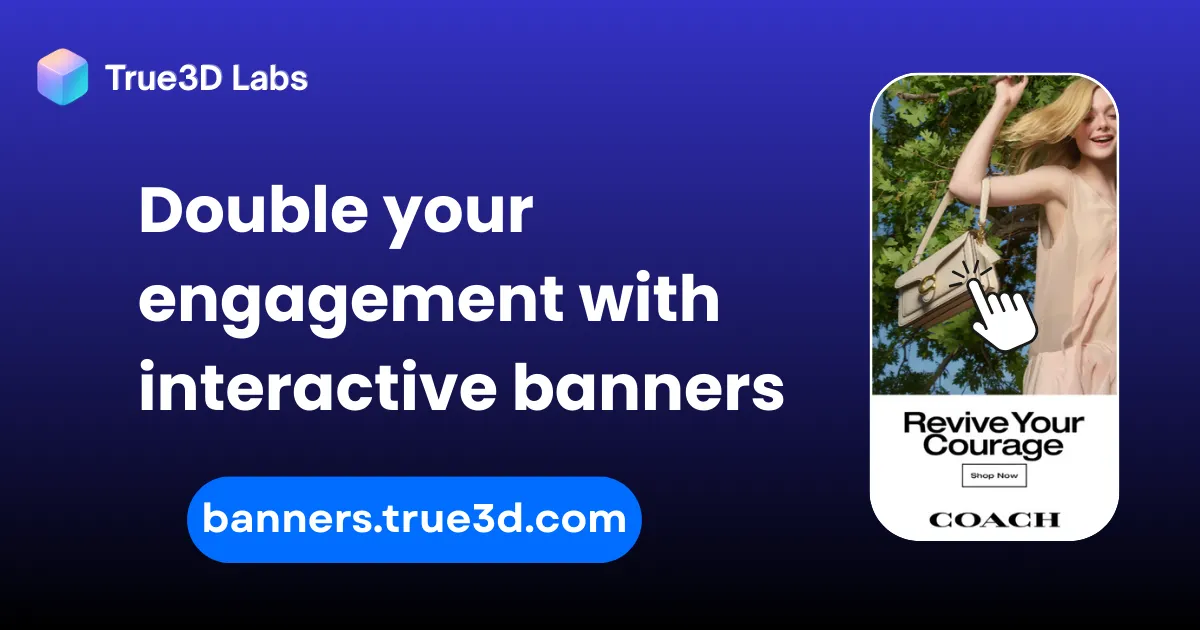 True3D Labs brand asset featured on banners.true3d.com