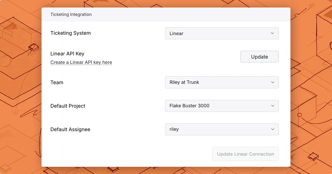Trunk brand asset featured on trunk.io