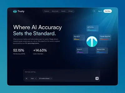Trusty brand asset featured on dribbble.com