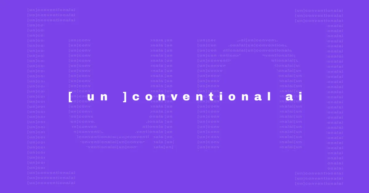 Unconventional AI brand asset featured on unconv.ai