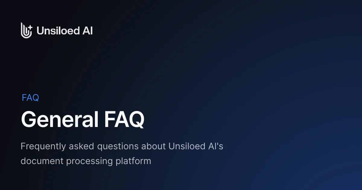 Unsiloed AI brand asset featured on docs.unsiloed.ai