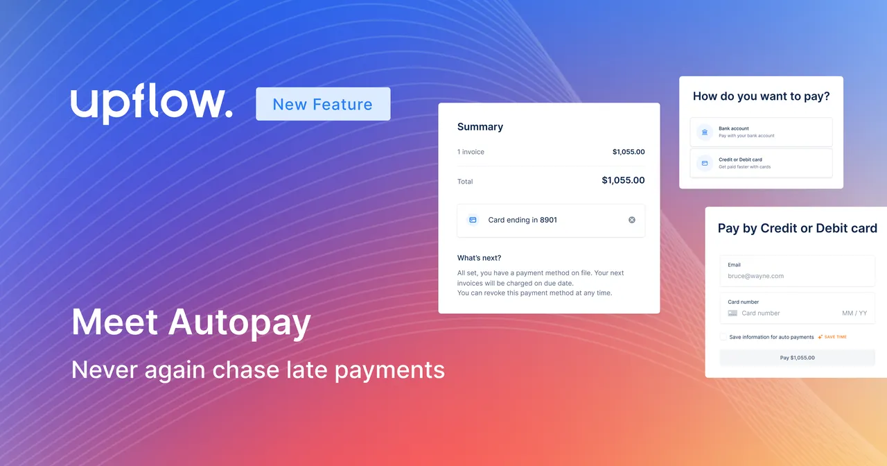 Upflow brand asset featured on upflow.io