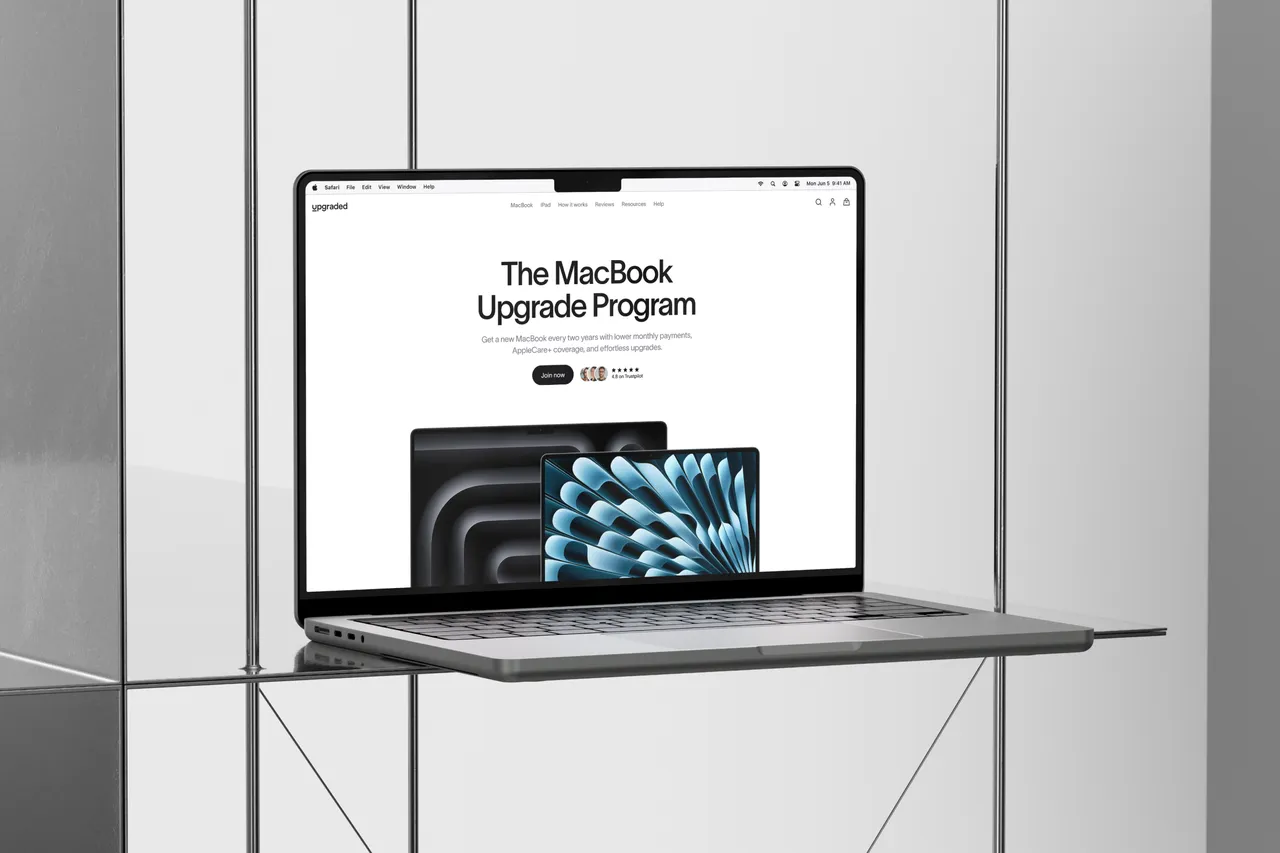 Upgraded brand asset featured on getupgraded.com