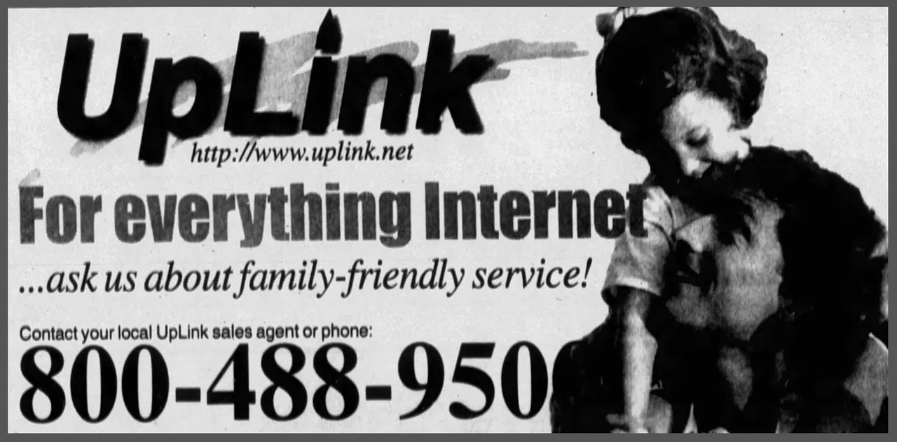 UpLink brand asset featured on neonrocketship.com