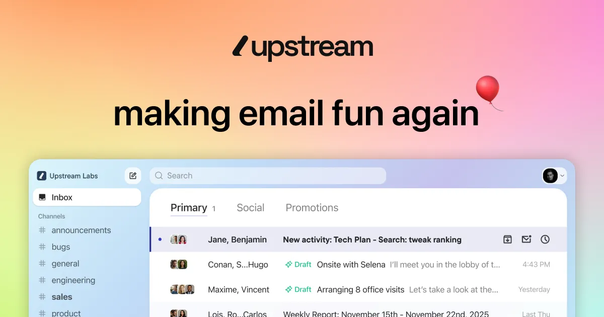 Upstream brand asset featured on app.upstream.do