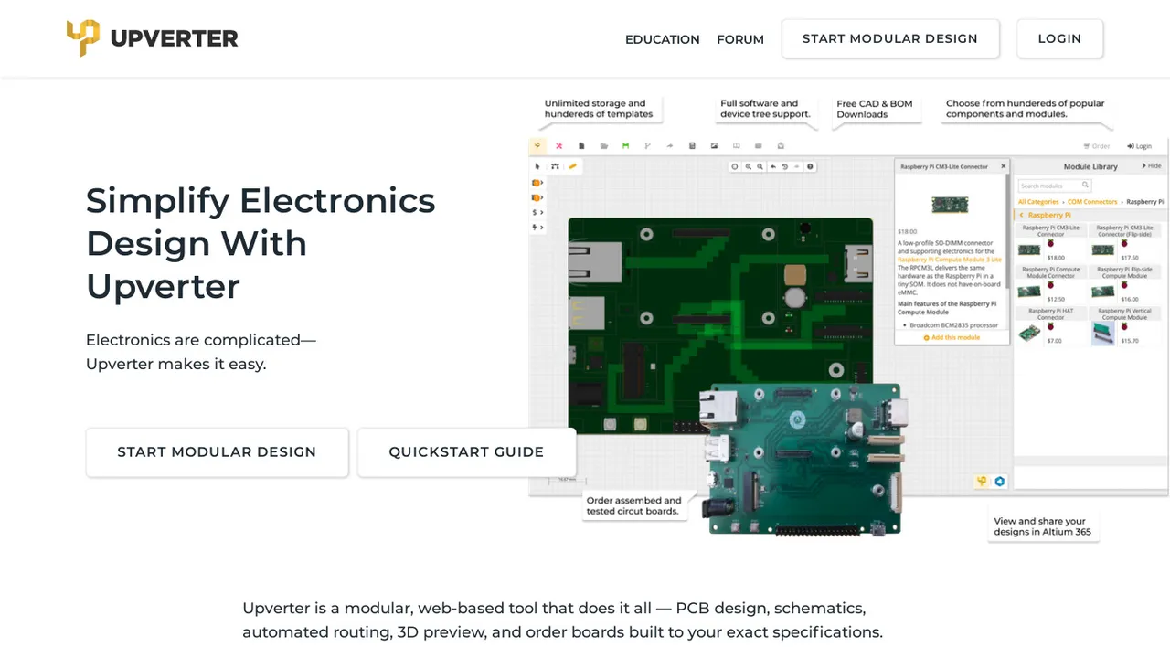 Upverter brand asset featured on saashub.com