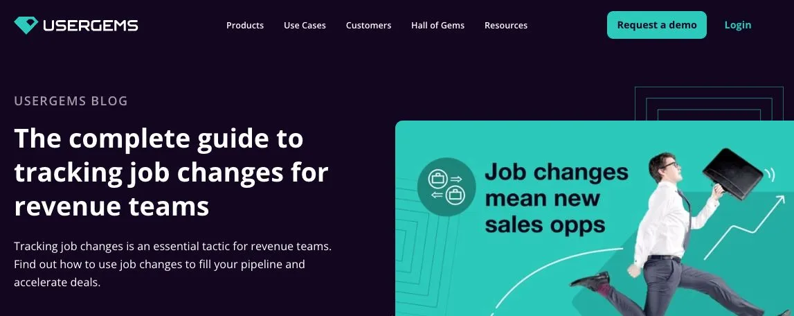 UserGems brand asset featured on usergems.com