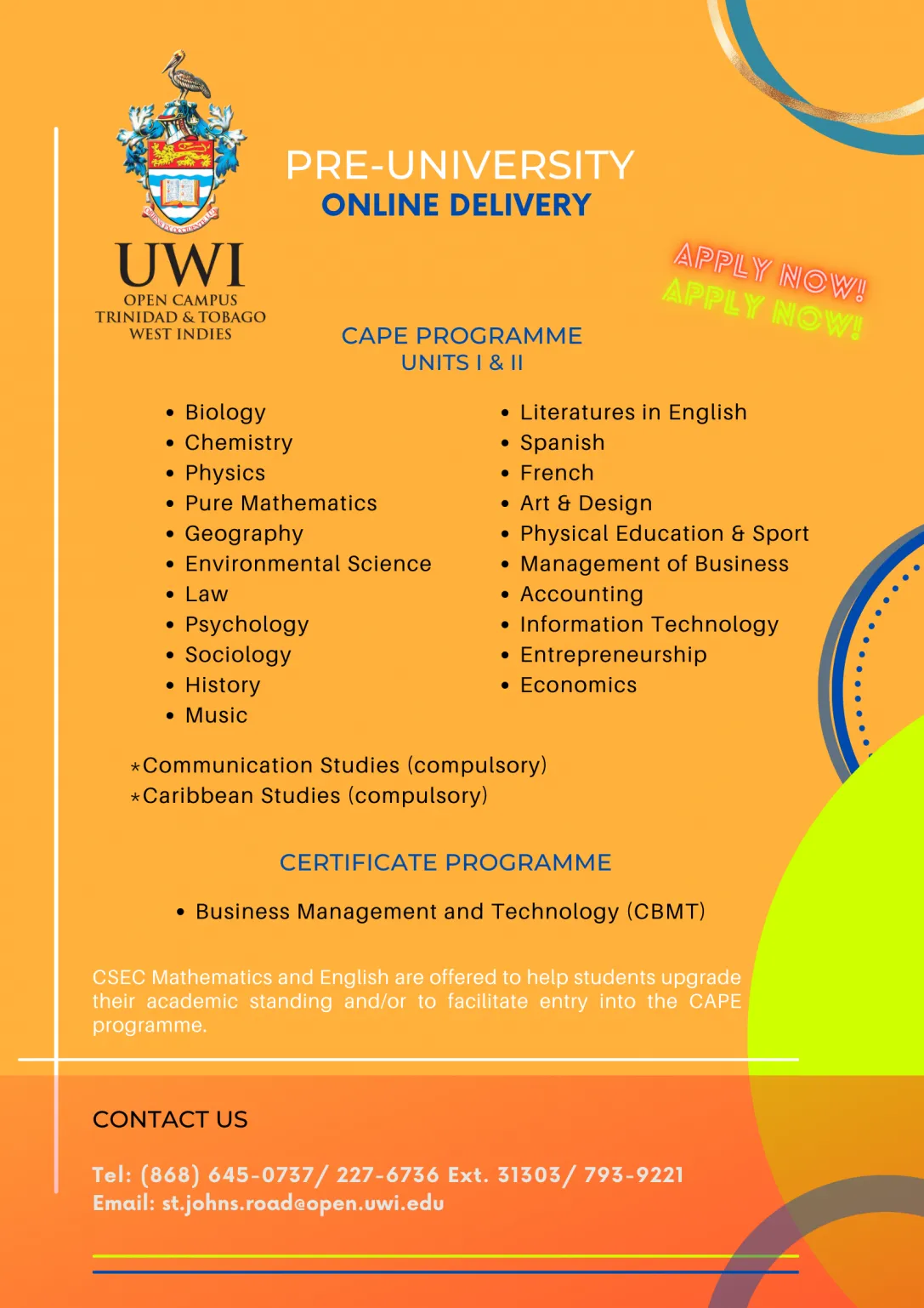uwi brand asset featured on global.uwi.edu