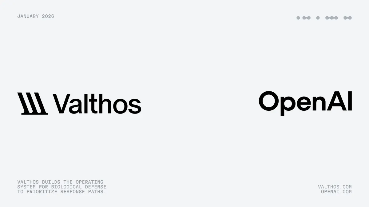 Valthos brand asset featured on x.com