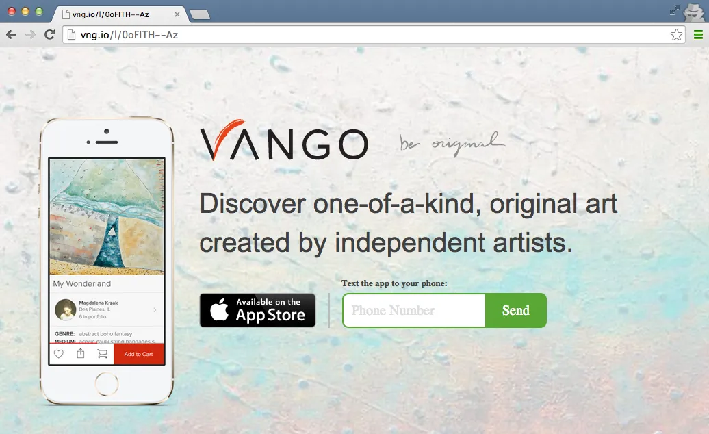 VanGo brand asset featured on branch.io