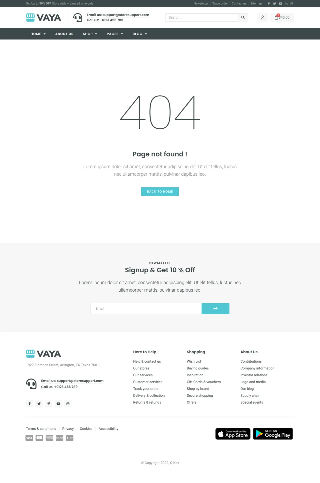 Vaya brand asset featured on themeforest.net