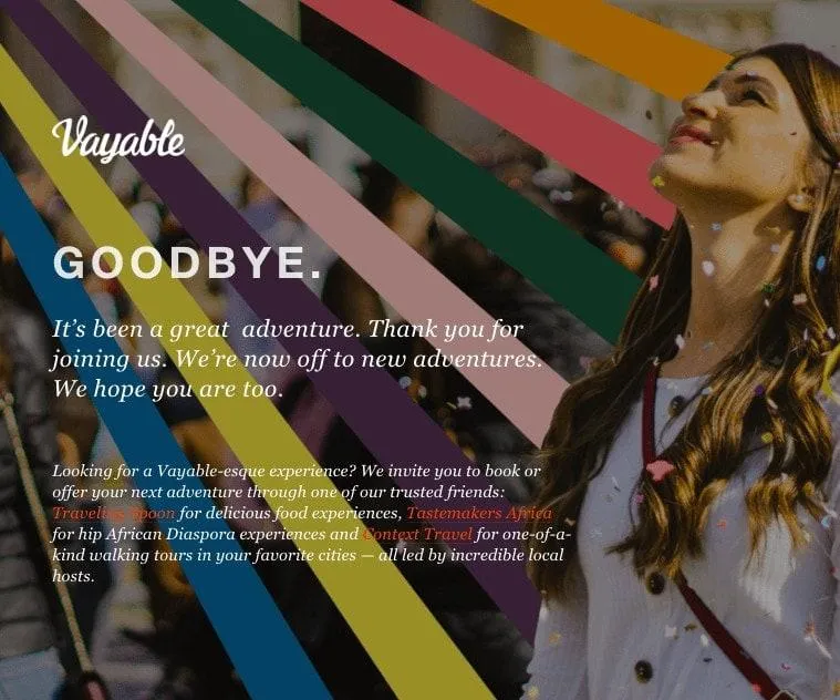Vayable brand asset featured on arival.travel